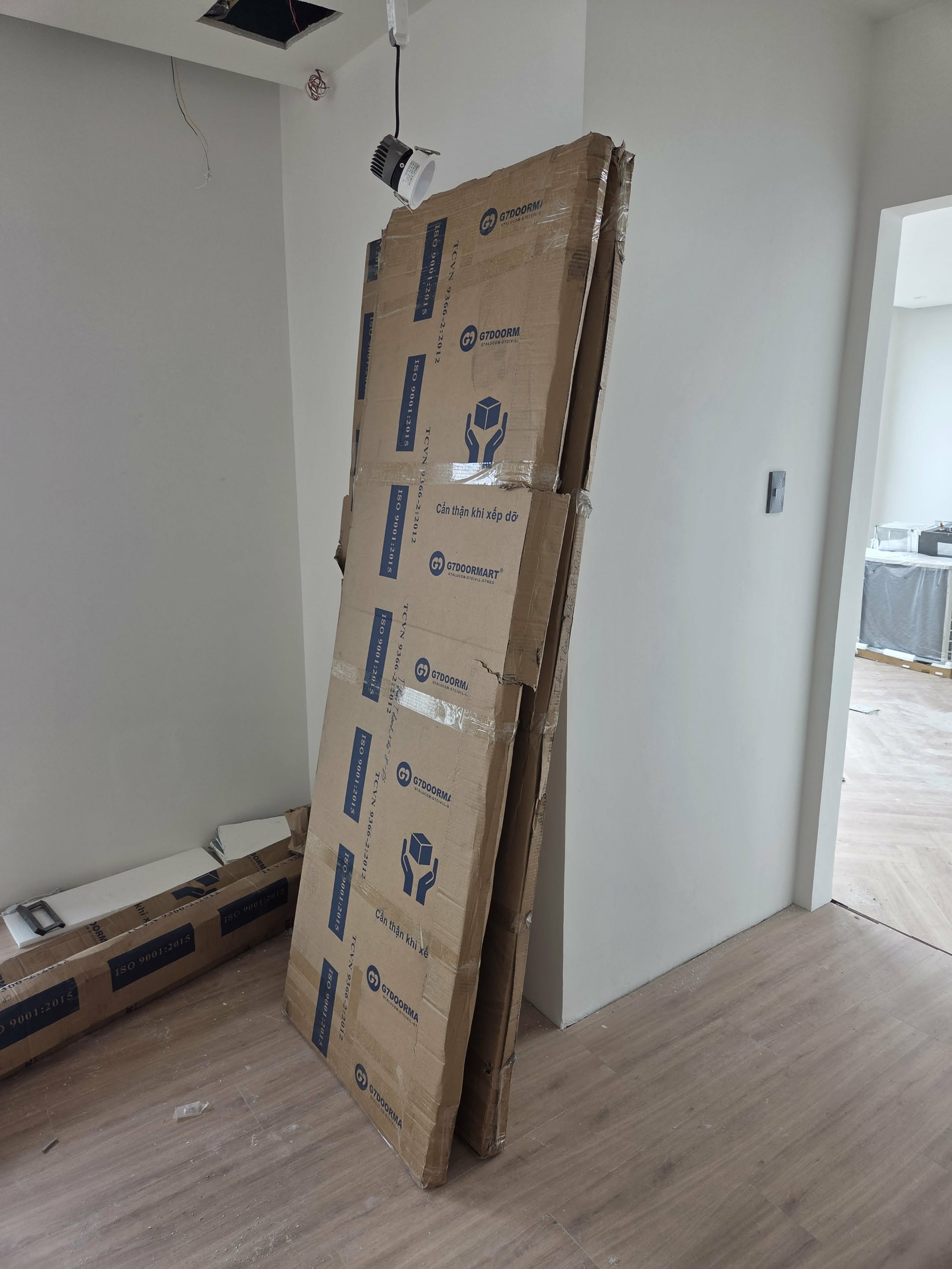 Doors in packaging